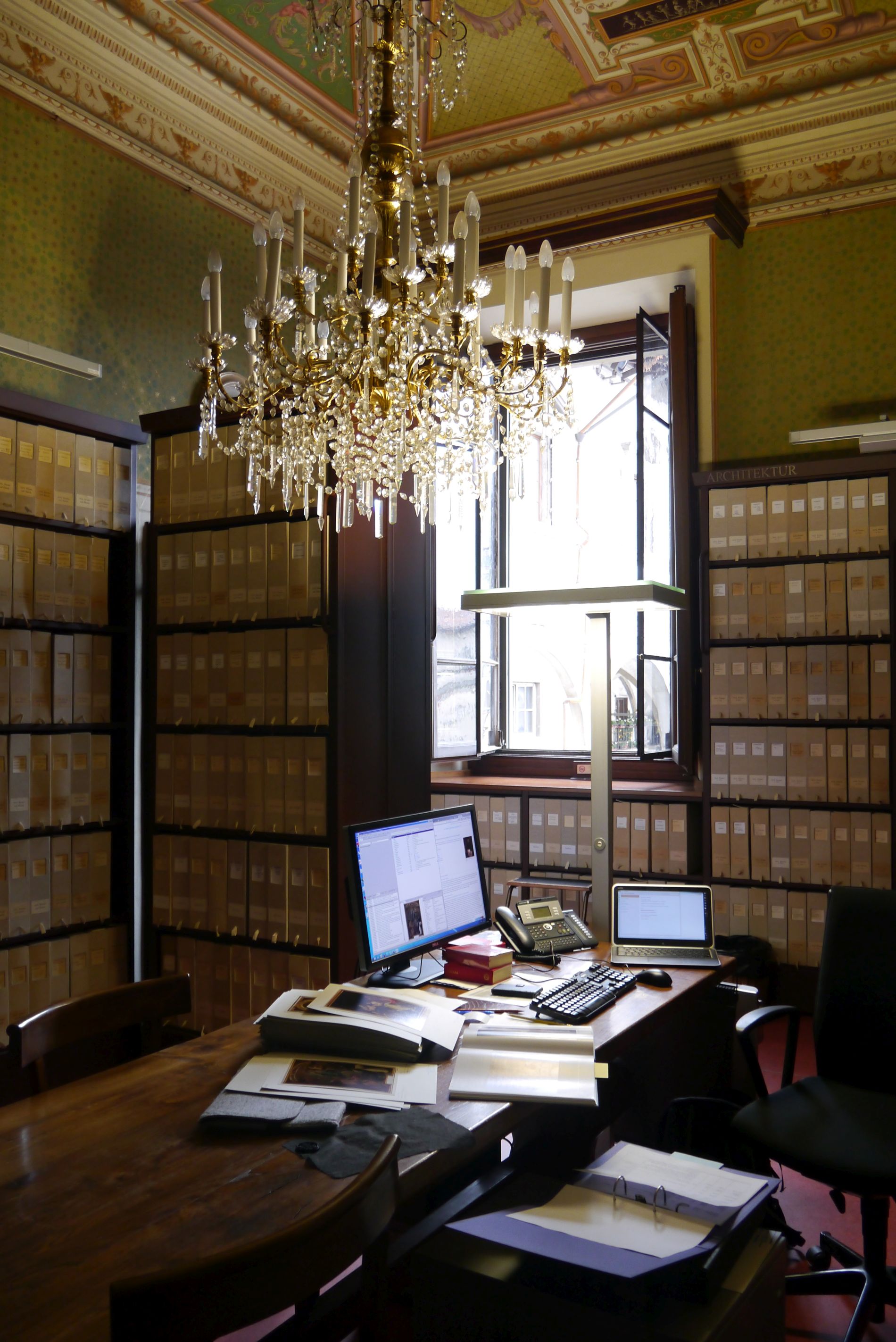 Saal im Palazzo Grifoni Budini Gatai