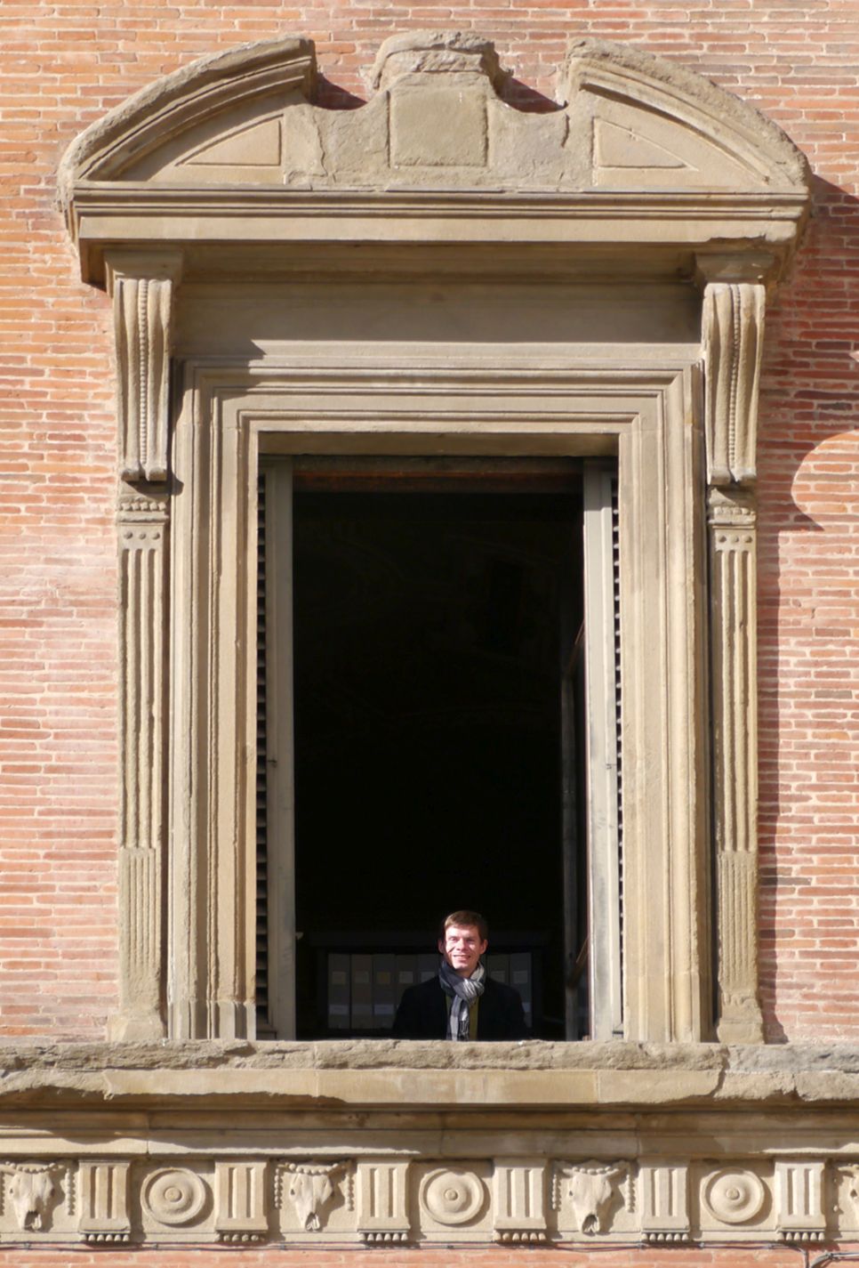 Fenster des Palazzo Grifoni Budini Gatai