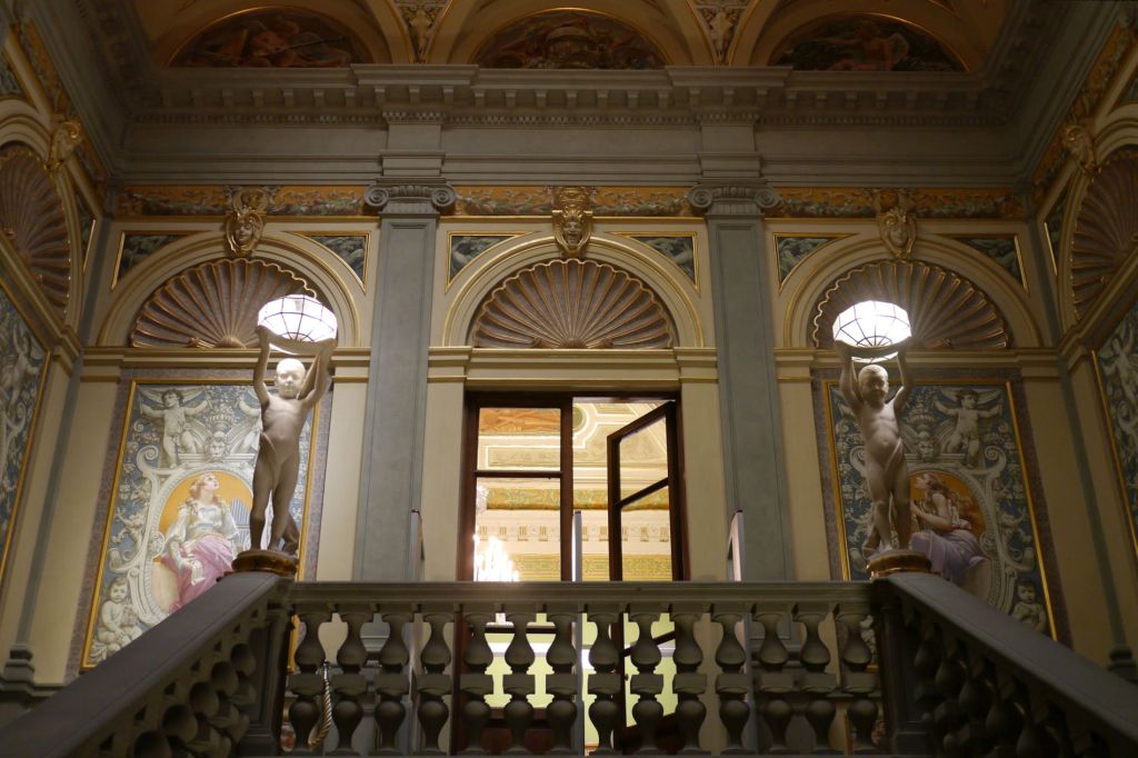 Treppenhaus des Palazzo Grifoni Budini Gattai