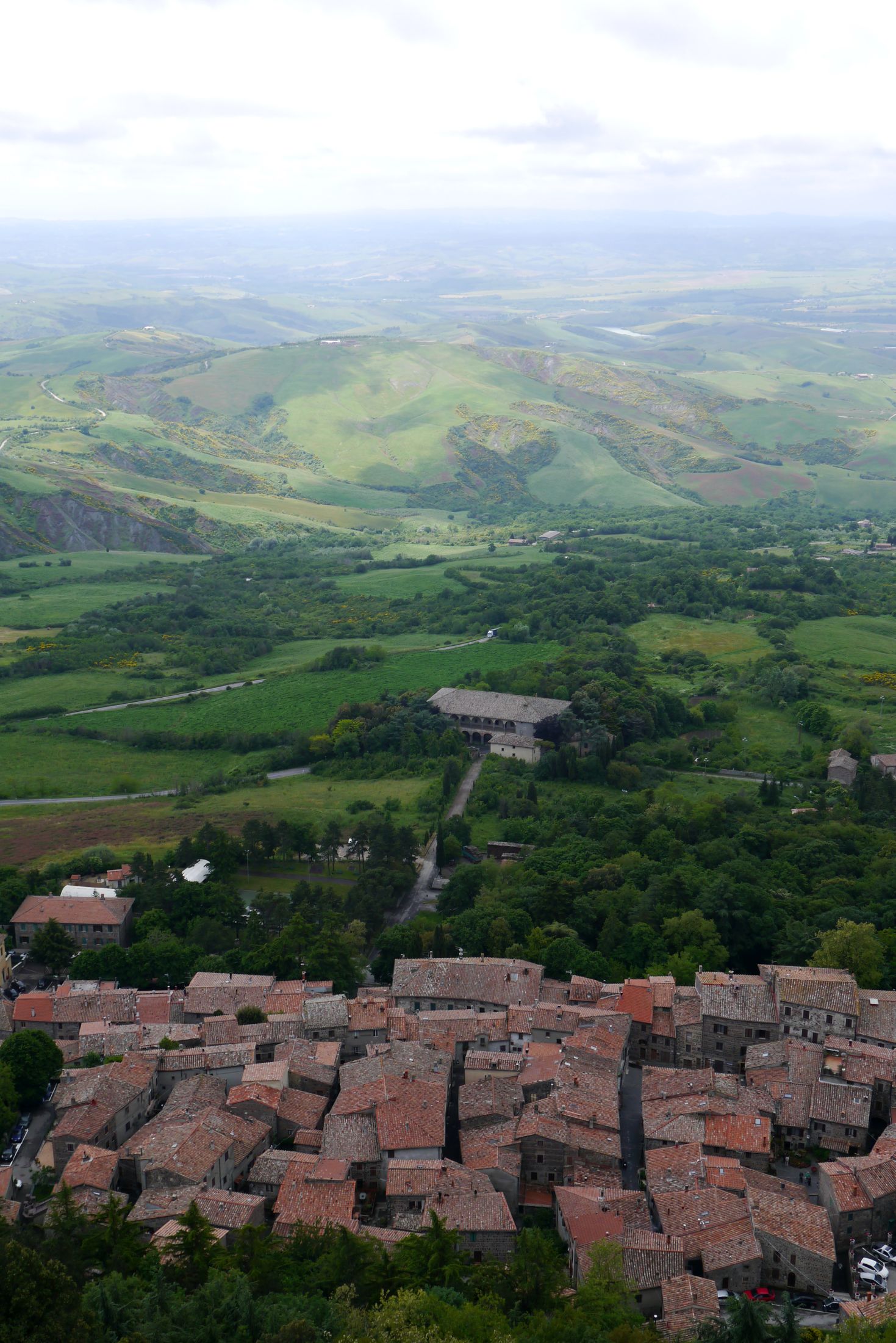 Ort unterhalb der Burg Radicofani