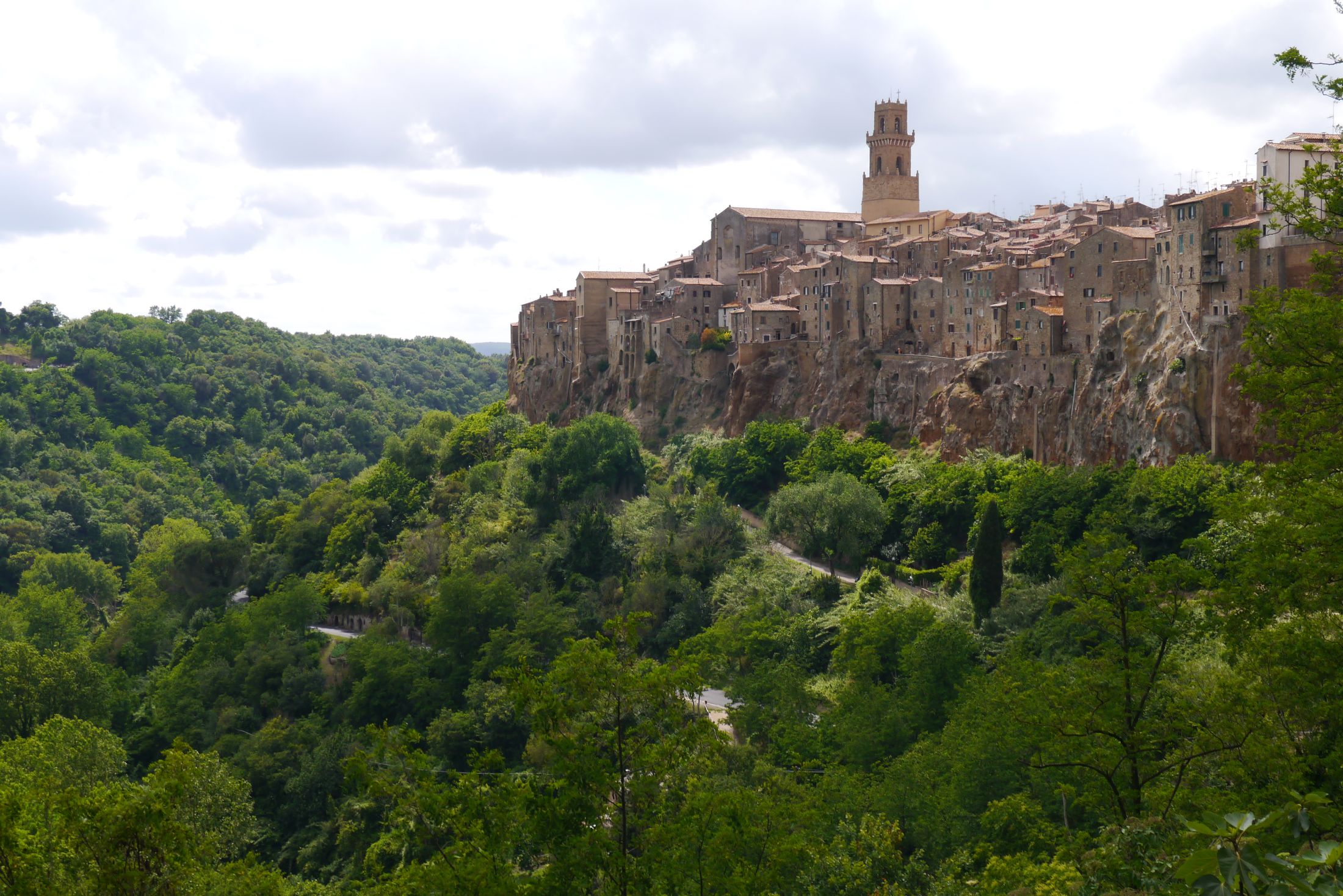 Blick auf Pitigliano
