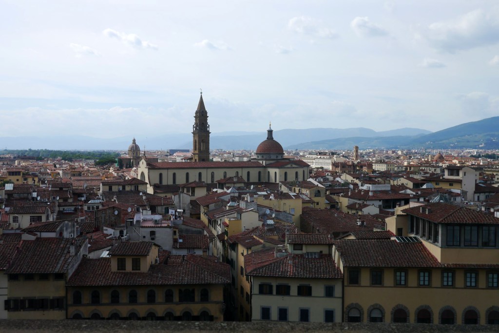 21.6.: Palazzo Pitti - Blick aus einem Fenster