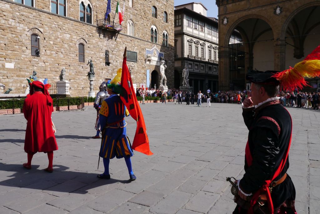 Aufzug anlässlich des Calcio Storico