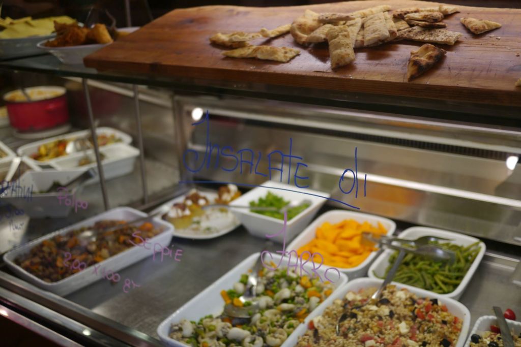 Essen in einer Trattoria