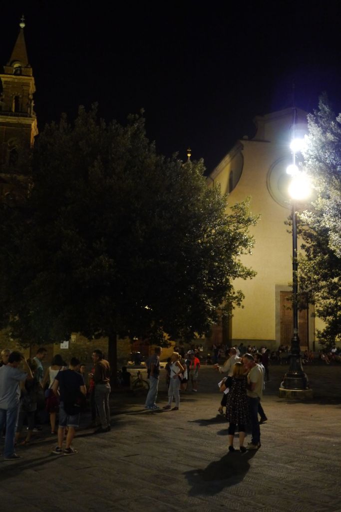 8.9.: Abend auf der Piazza Santo Spirito