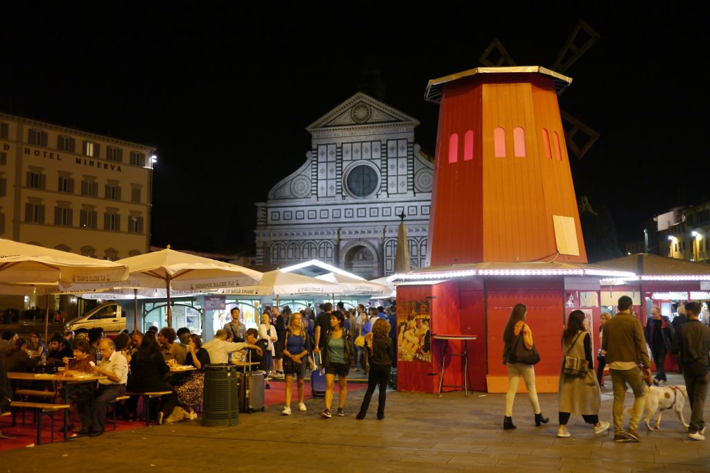17.9.: Französischer Markt auf der Piazza di Santa Maria Novella