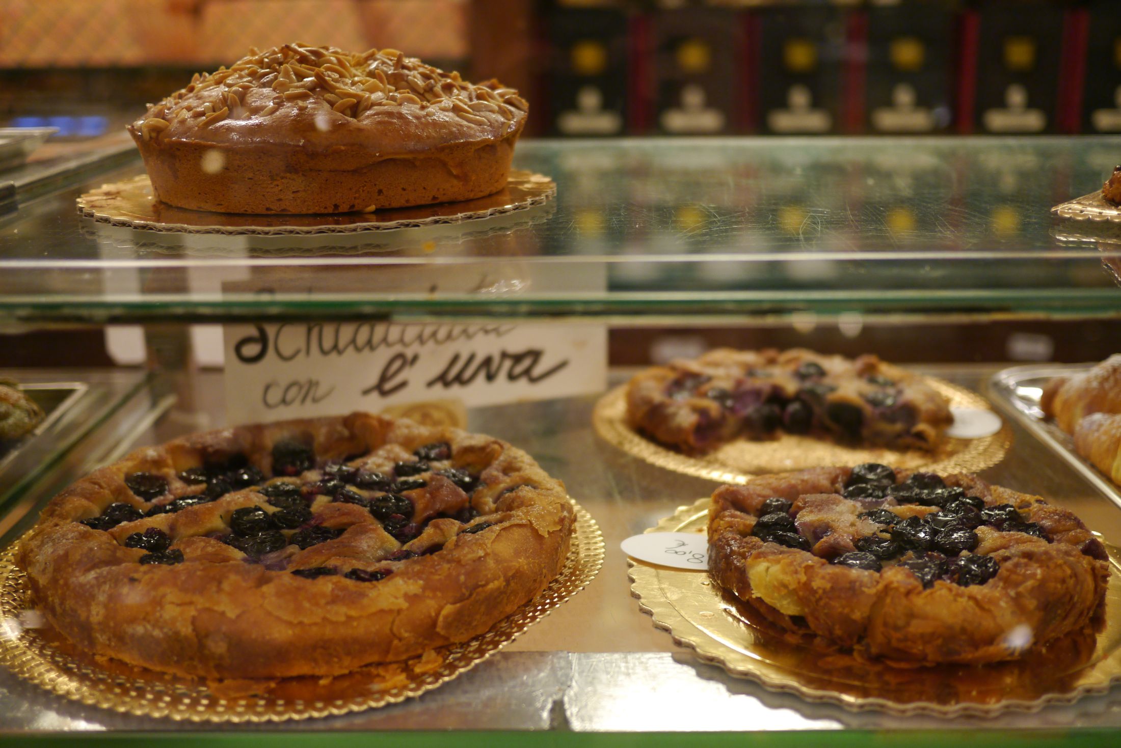 Torta della nonna und Torta all'uva