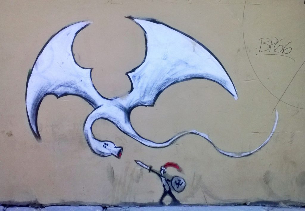 Street Art von "Exit Enter" in Florenz