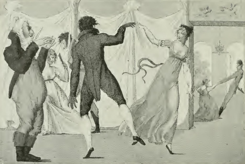 Pariser Spottbild aus dem Anfang des 19. Jahrhunderts