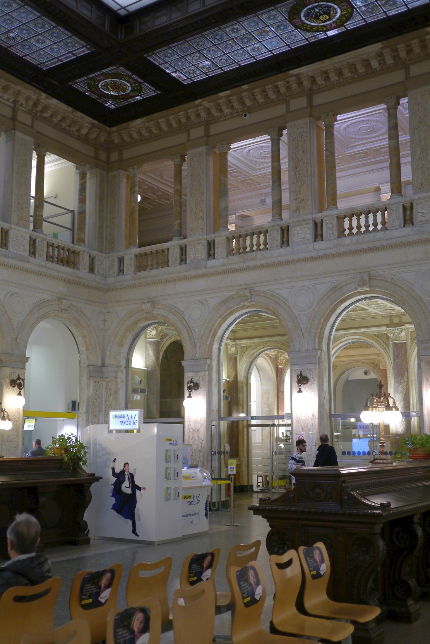 Hauptpost in der Via Pelliceria