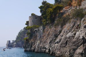 Steilküste in Positano