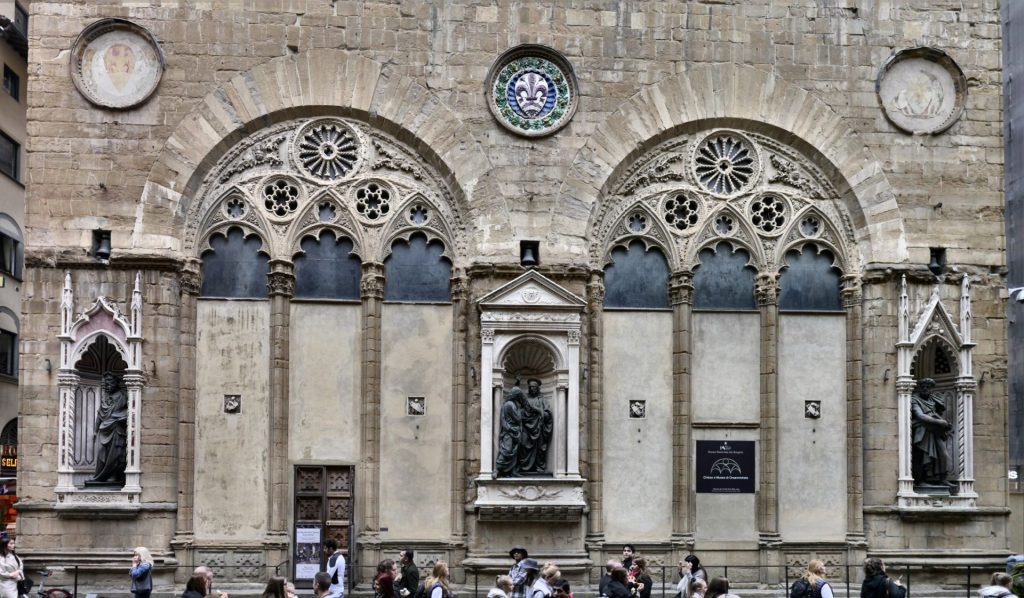 Ausschnitt der Fassade der Kirche Orsanmichele