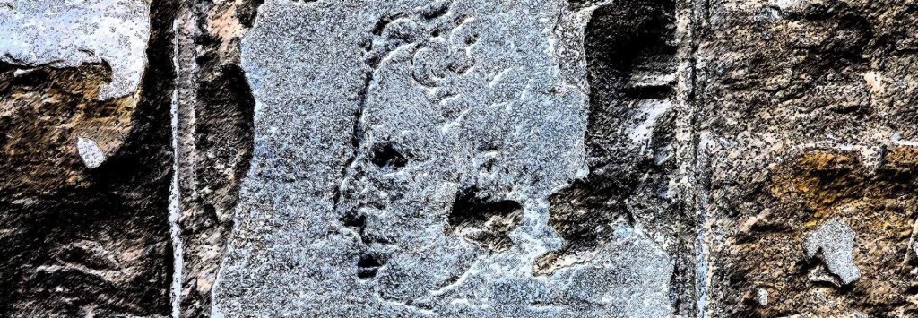 "Michelangelo-Relief" am Palazzo Vecchio