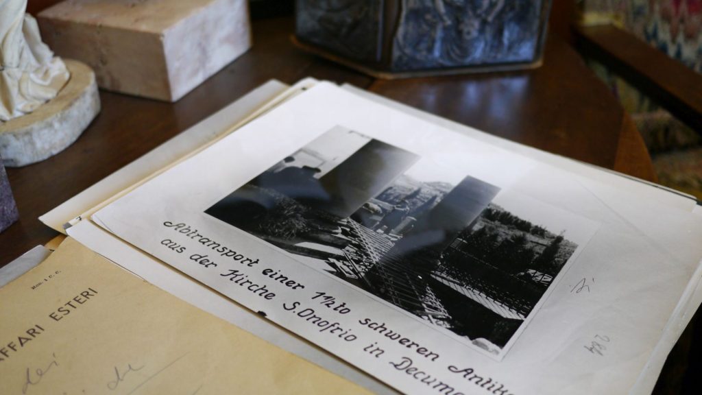 Bibliothek-Arbeitszimmer im Museum Casa Rodolfo Siviero