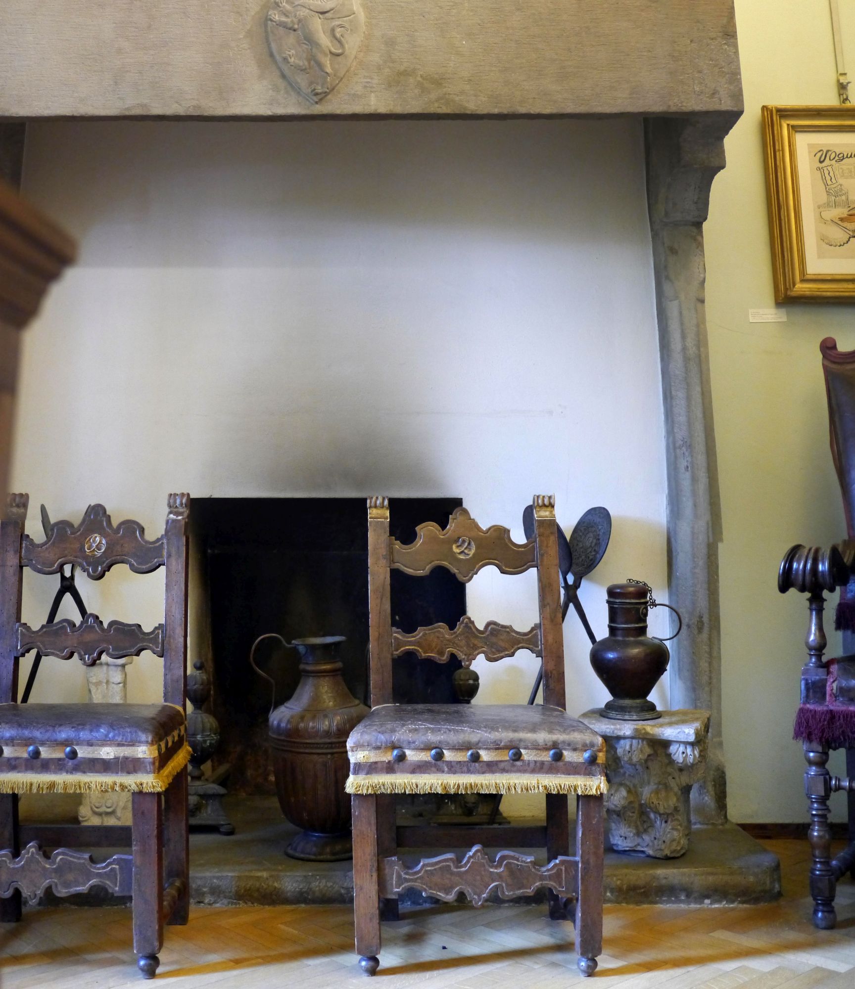 "Salotto con camino" im Museum Casa Rodolfo Siviero