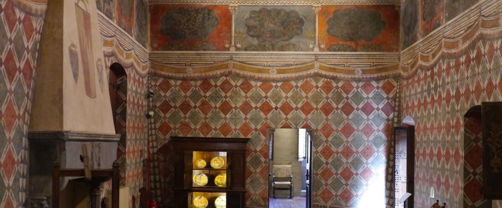"Papageiensaal" im ersten Obergeschoss des Palazzo Davanzati
