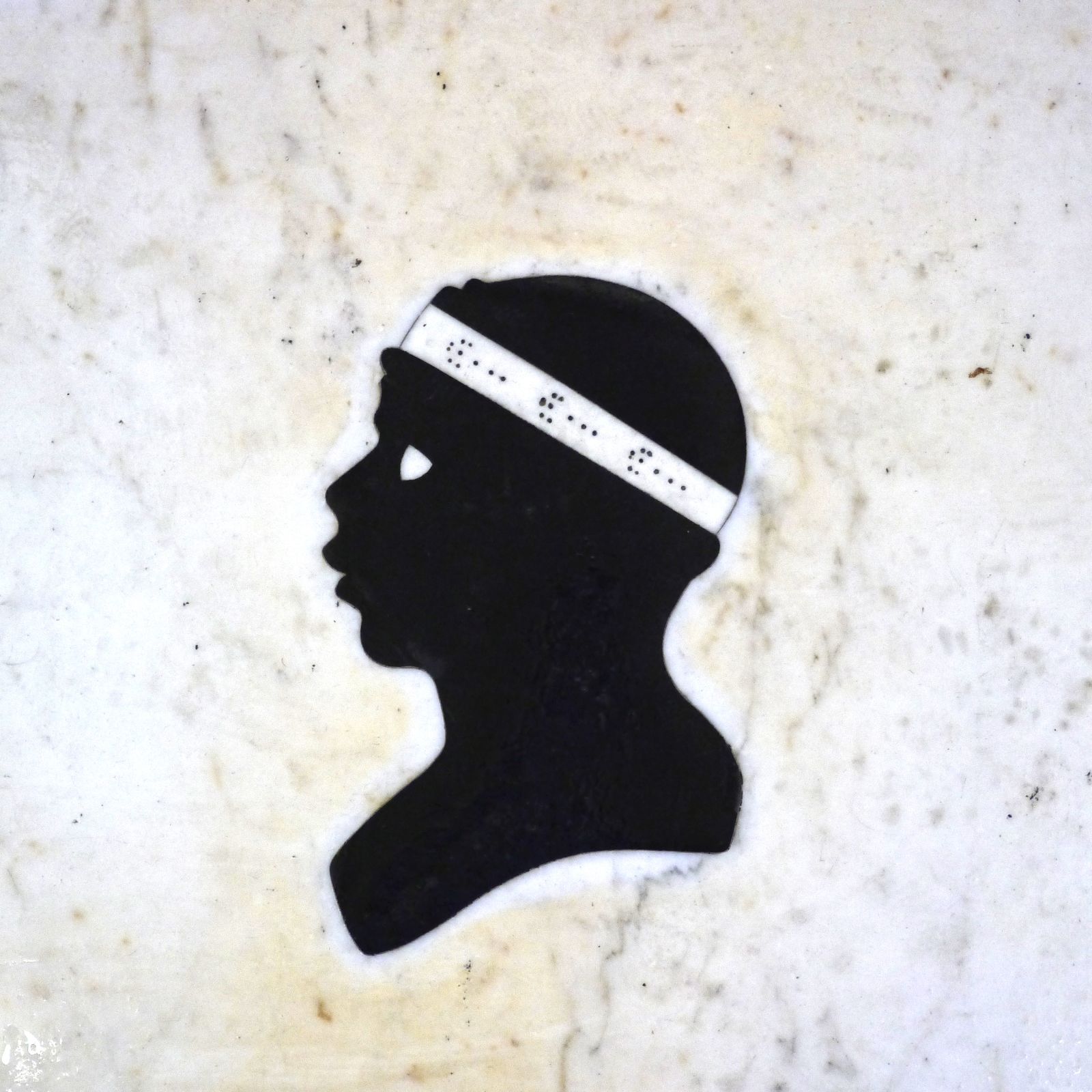 Wappen der Familie Pucci im Boden der Loggia der Basilika Santissima Annunziata