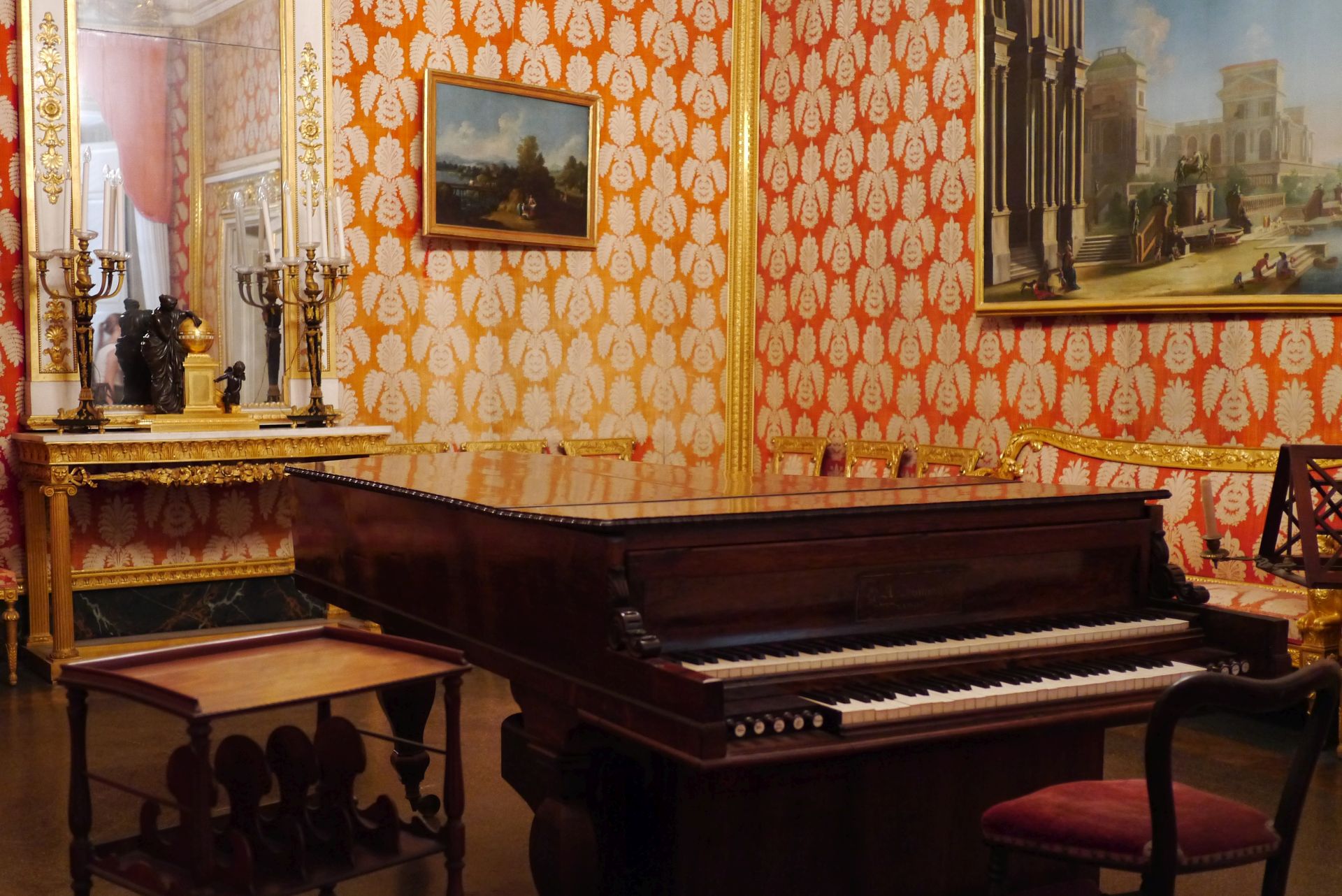 Inneneinrichtung der Villa Medicea La Petraia