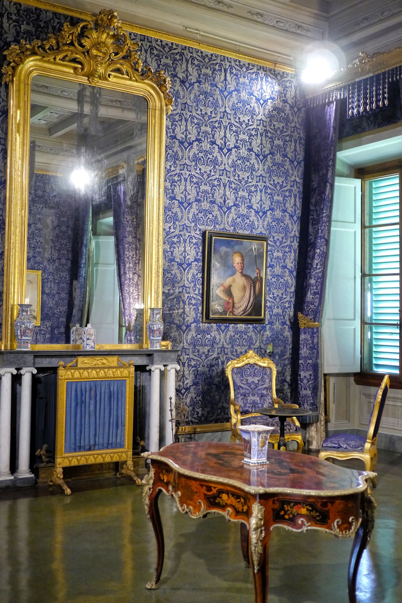 Inneneinrichtung der Villa Medicea La Petraia