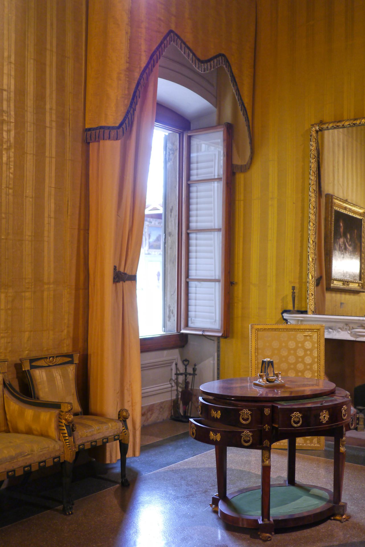 Inneneinrichtung der Villa Medicea La Petraia