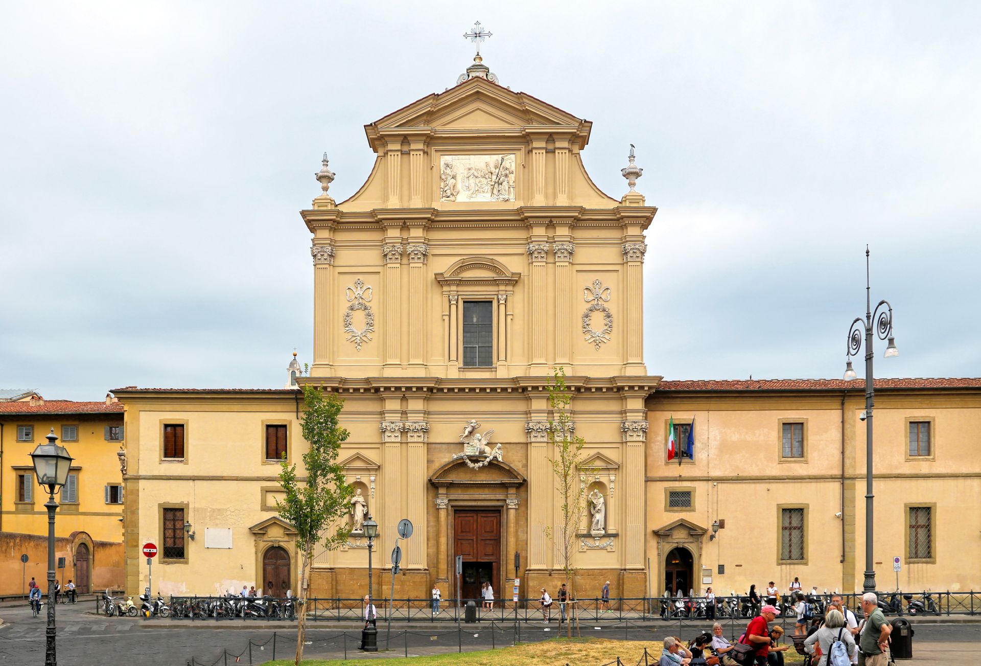 Fassade von Kloster und Kirche San Marco in Florenz