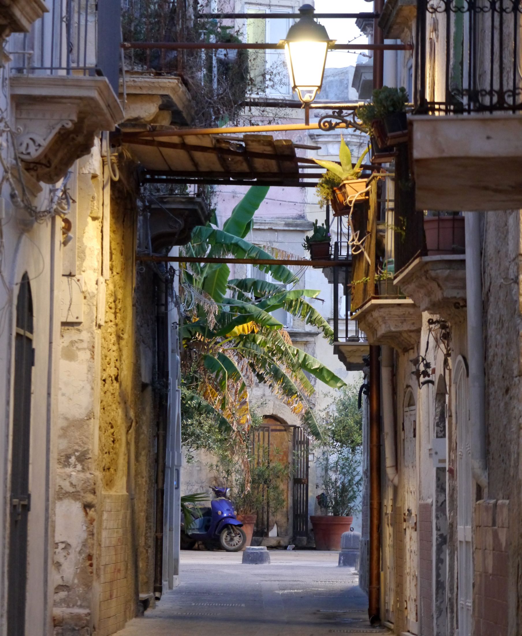 Straße in der Altstadt von Syrakus
