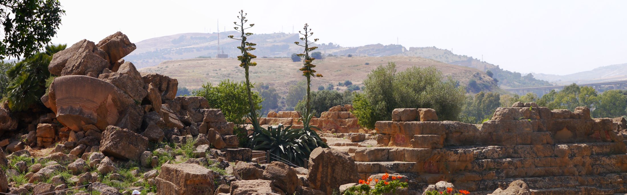 Reste des Olympieion in Agrigento