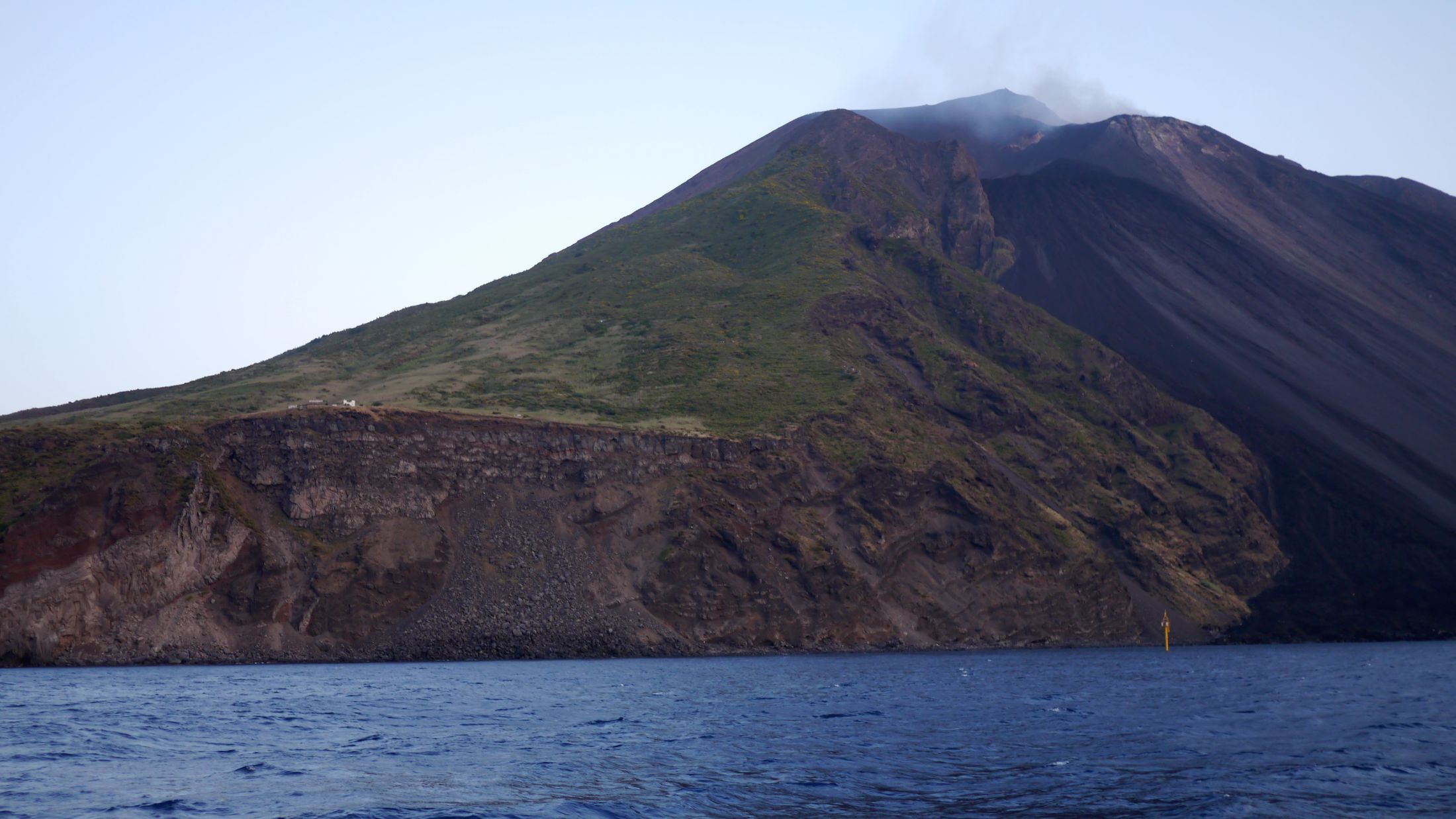 Der rauchende Vulkan von Stromboli