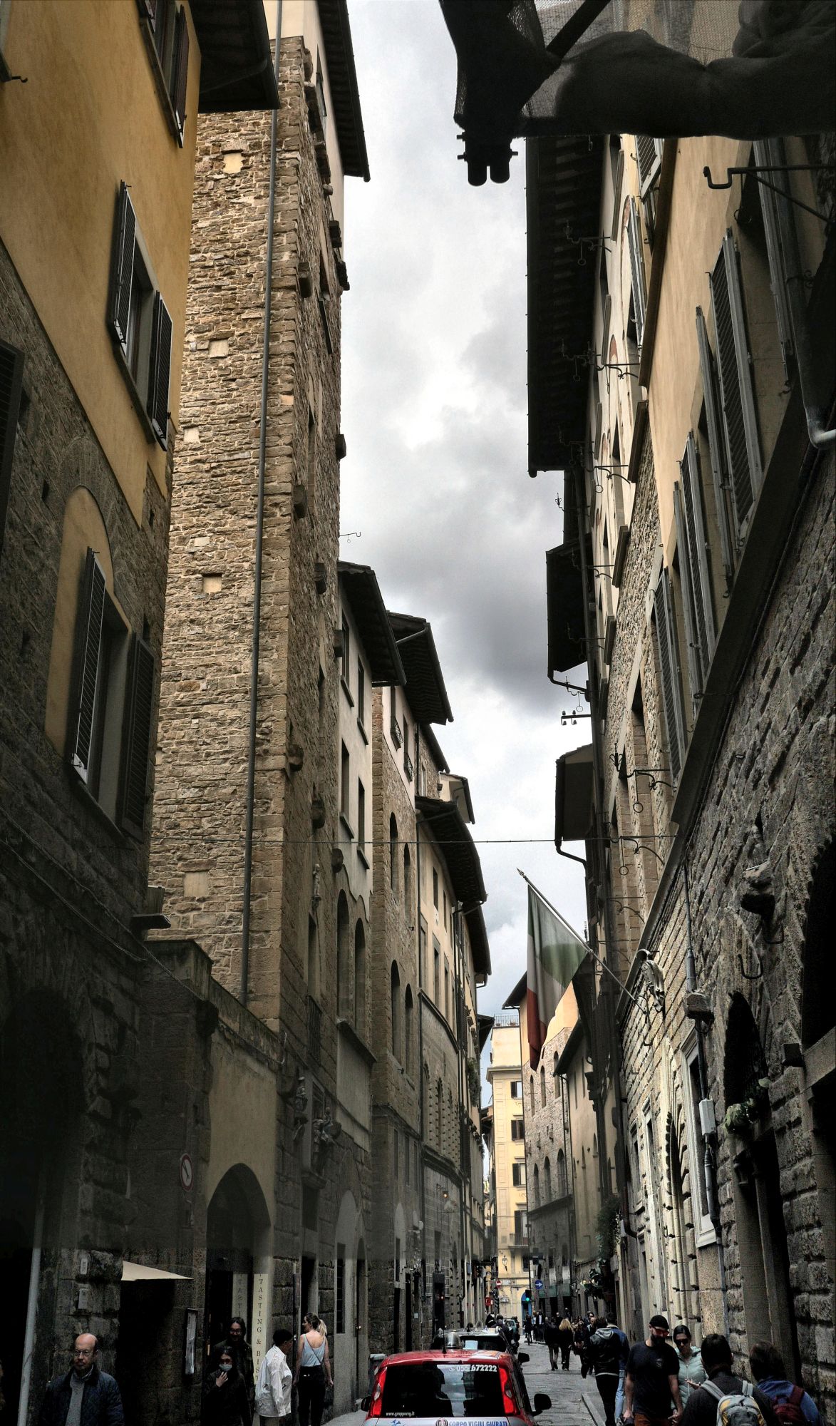 Reste von Geschlechtertürmen in Borgo S. Jacopo in Florenz