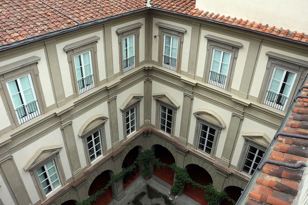 Palazzo Pucci, Innenhof