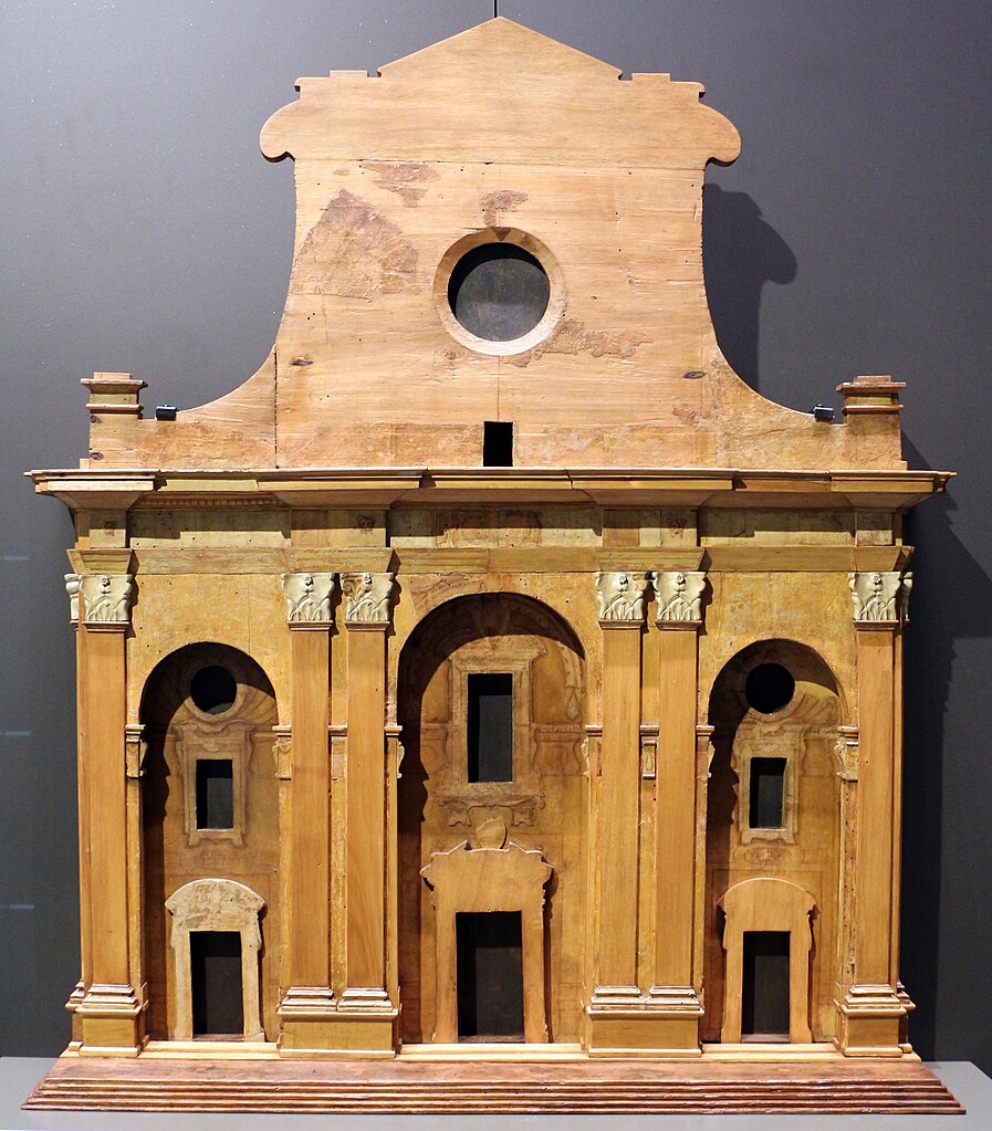 Erstes Modell der Domfassade von Bernardo Buontalenti