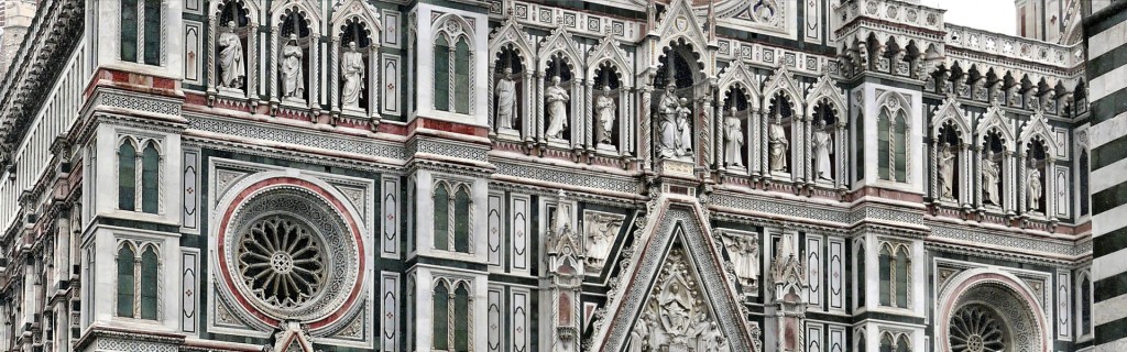 Detail der Westfassade des Domes