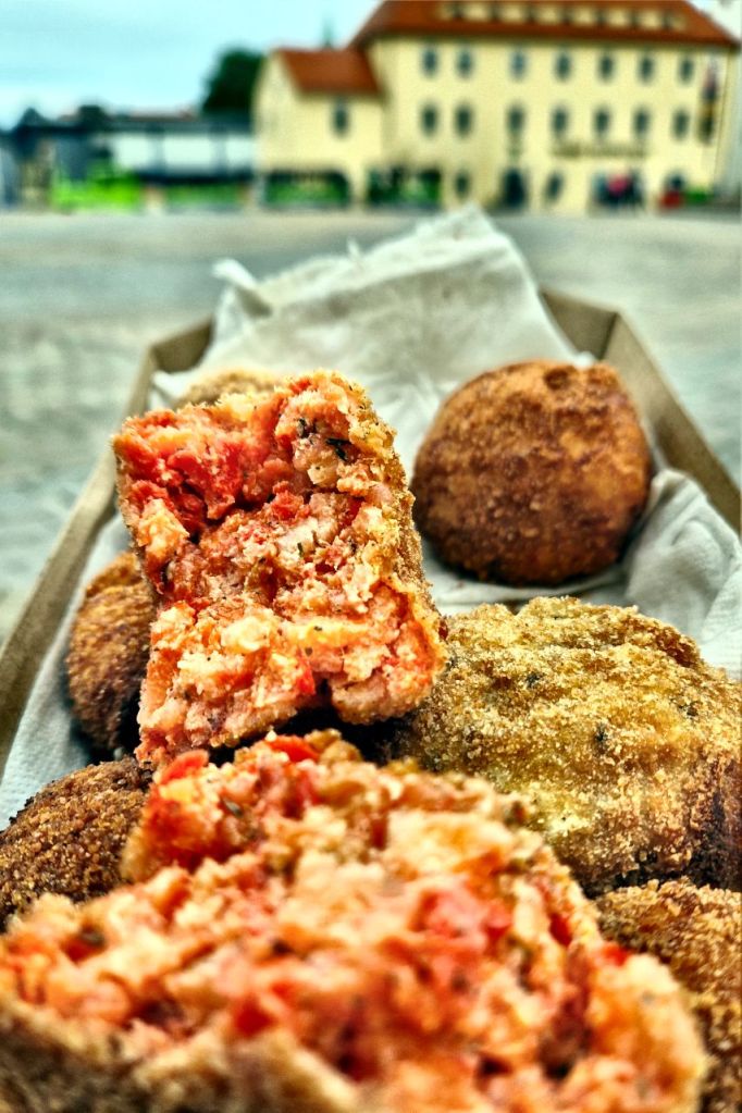 Arancino mit Seelachs