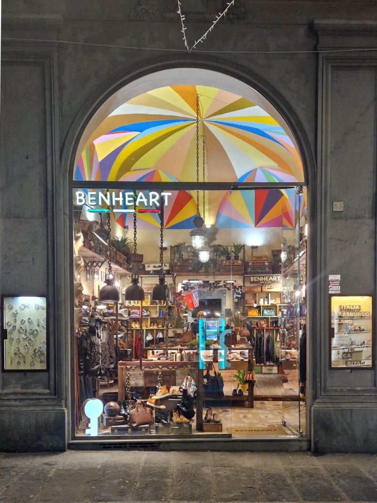 Schaufenster des Geschäfts "Benheart"
