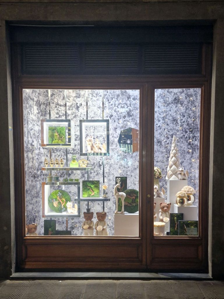 Schaufenster des Geschäfts "Floruit"