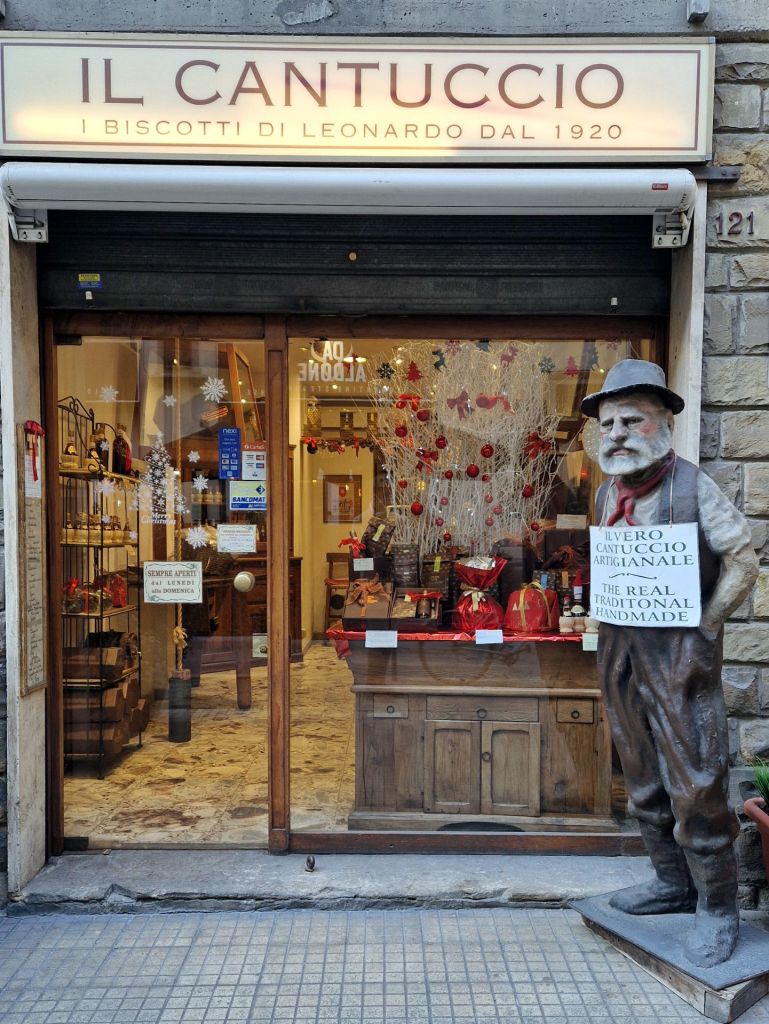 Schaufenster des Süßwarenladens "Il Cantuccio"