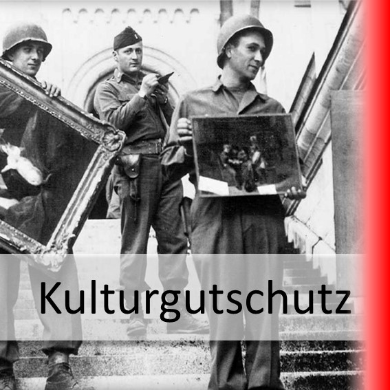 Monuments Men mit Raubkunst im Schloss Neuschwanstein