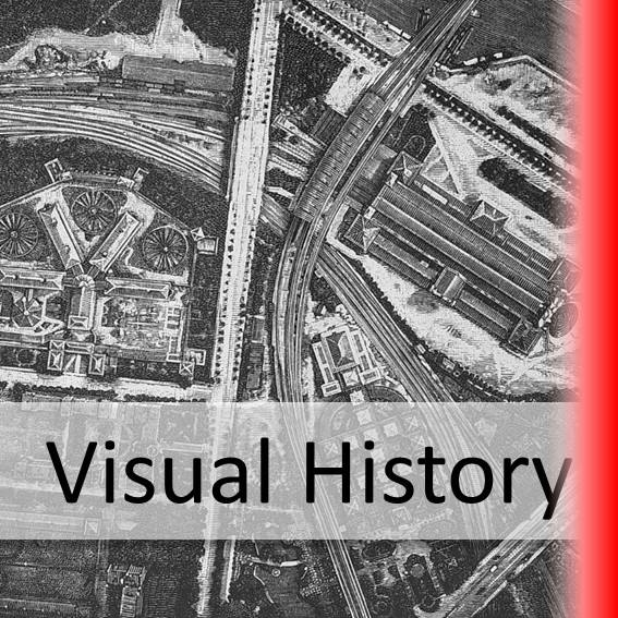 Luftaufnahme von Berlin von 1886