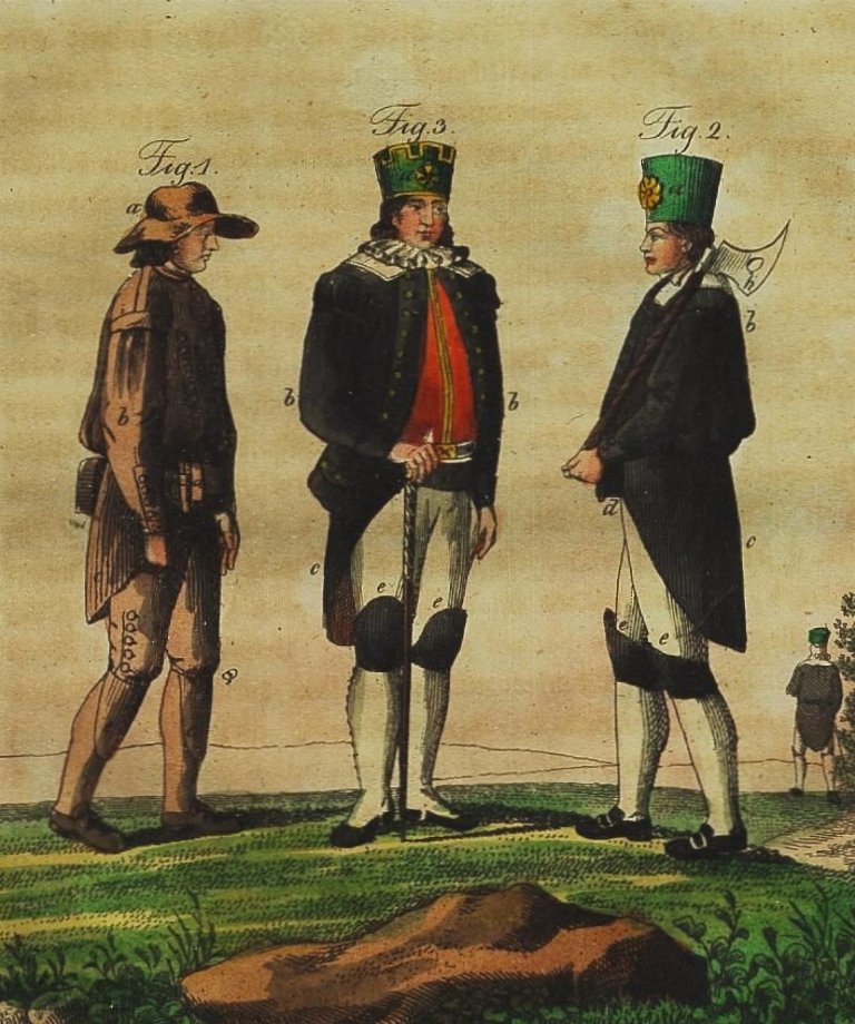 Freiberger Bergarbeiter im Habit