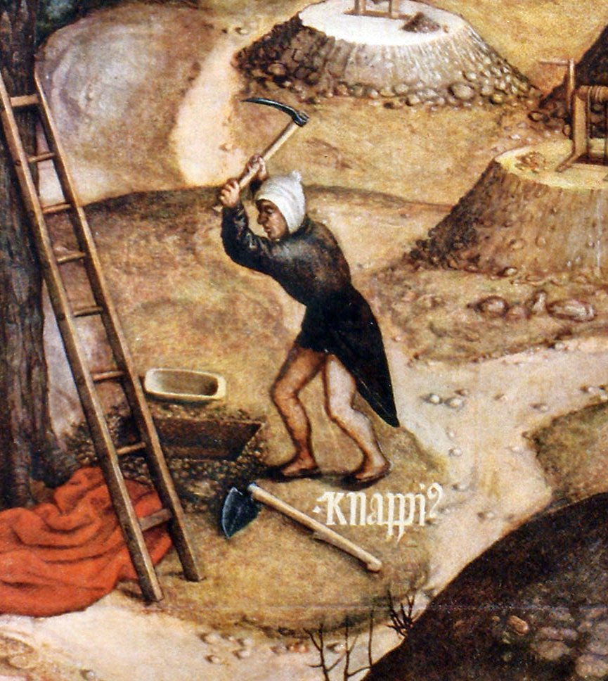 Knappe aus dem Annaberger Bergaltar