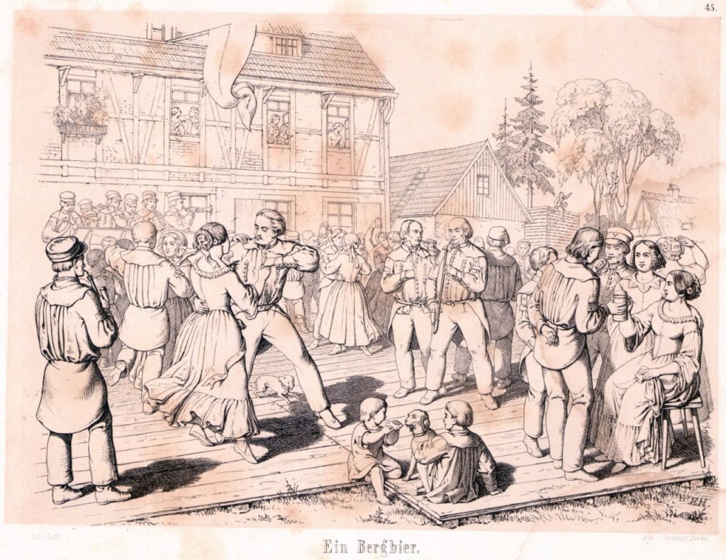 Feier von Bergleuten