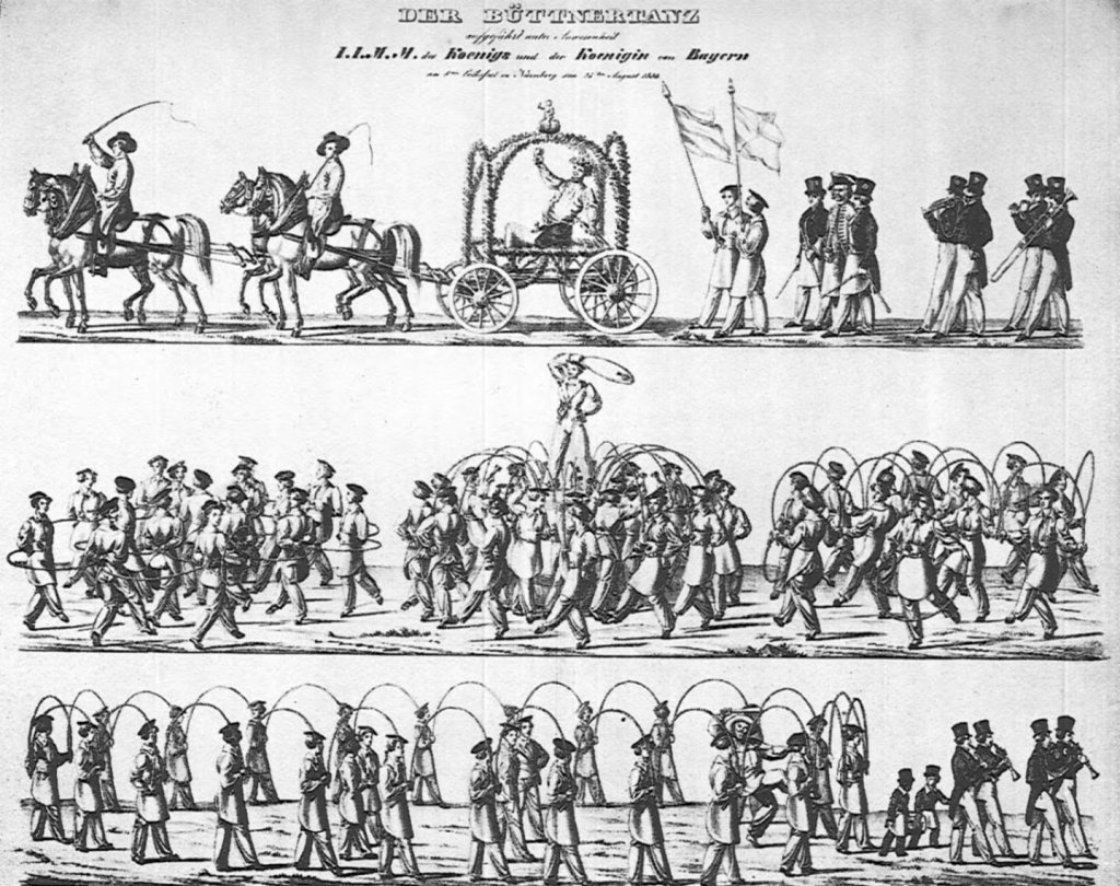 Büttnertanz in Nürnberg 1833