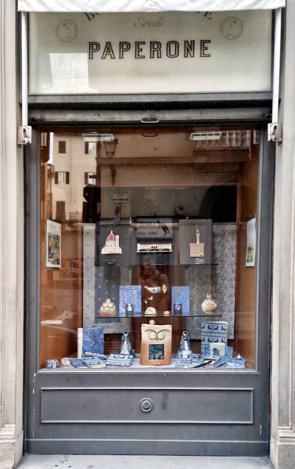 Papeterie "Eredi Paperone" in der Via del Proconsolo 26/R in Florenz