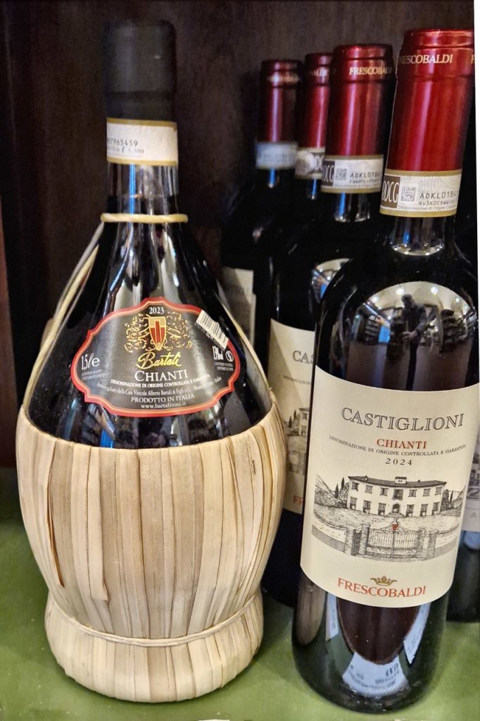 Chianti-Wein bei Pegna in Florenz