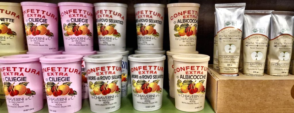 Konfitüre von Chiaverini bei Pegna in Florenz